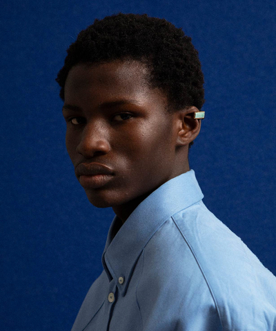 Предзаказ Кафф RECTANGULAR HELIX GREEN