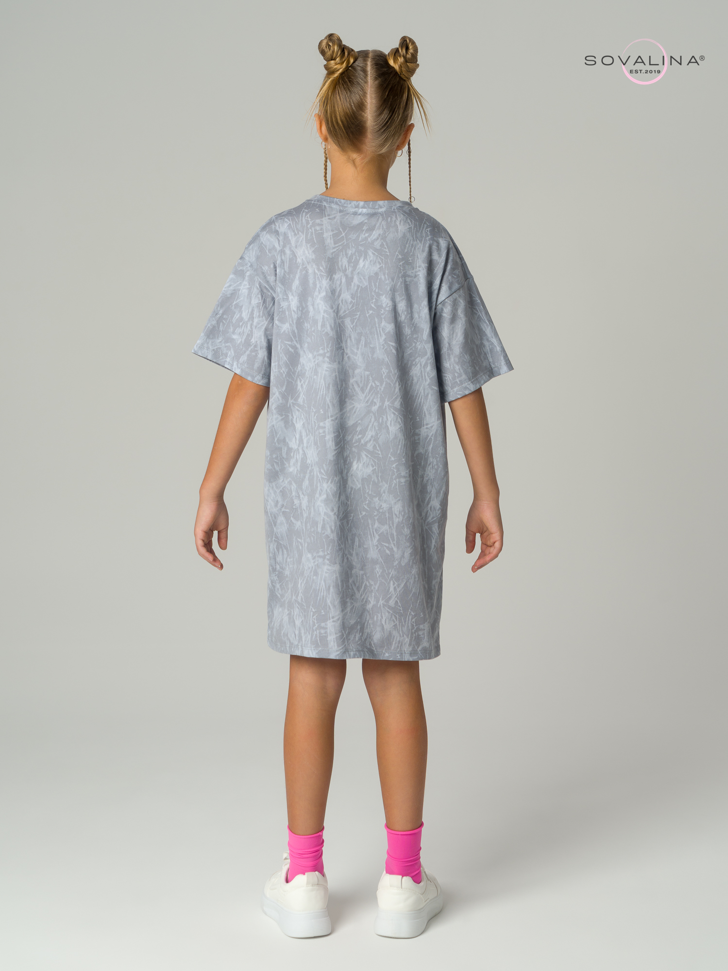 Платье Teen дымка серый OMG