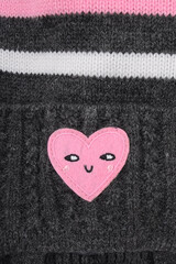 шапка  для девочки  КВ 20336/ш/серый