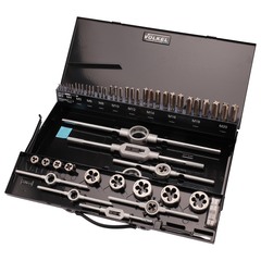 Набор метчиков и плашек M3 -M20 HSSE 54пр Volkel 49251