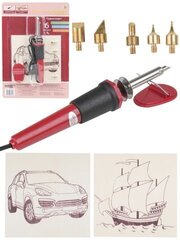 НАБОР ДЛЯ ВЫЖИГАНИЯ ПО ДЕРЕВУ 2 плашки 15х15 см (в блистере). ТРАНСПОРТ