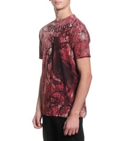 Affliction | Футболка мужская Lone Crow Tee A28039 слева