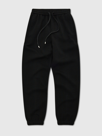 Базовые брюки-джоггеры из смесового хлопка 