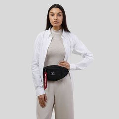 Сумка Alpha Industries Crew Waist Bag Black (Черный)