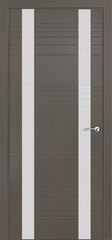 Межкомнатная дверь V-III / Цвет Гриджио / Остекление "Лакобель белое" / Двери Верда