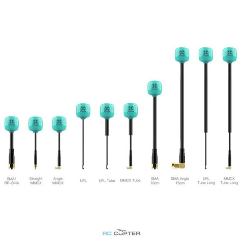 Антенна Foxeer Lollipop 4 Plus High Quality 5.8G 2.6dBi FPV Omni LDS Antenna RHCP MMCX Tube Long teal PA1474
