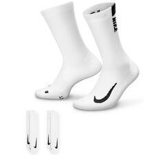 Теннисные носки Nike Multiplier Crew 2P - White