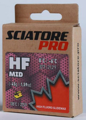 Парафин лыжный Sciatore Pro HF MID 45гр. фиолетовый 0°..-6°
