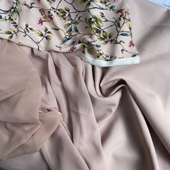 шерсть ткань пудрового цвета фото