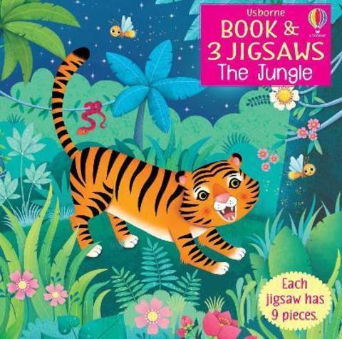 Usborne Book & 3 Jigsaws: The Jungle