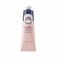 NATURE REPUBLIC Крем для рук с ароматом цветущей вишни Hand&Nature Cherry Blossom Hand Cream, 30 мл