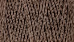 Coffee polyester cord 4 mm