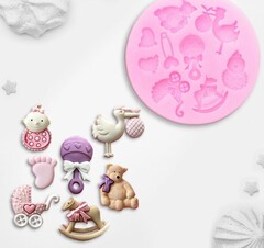 Молд силиконовый «Для новорождённого», d=7,5 см