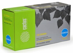 Картридж лазерный Cactus CS-CE402A CE402A желтый (6000стр.) для HP CLJ M551
