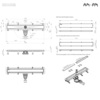 Am.Pm W01SC-U11-070-04SB MasterFlow Трап для душа линейный универс затвор Tile 70см цвет сталь мат
