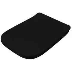 ArtCeram ASA001 03 71 nero/cr A16 Сиденье для унитаза с микролифтом , цвет черный глянцевый, шарниры хром (НЕ производится!) фото