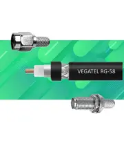 Кабельная сборка RG-58 A/U(SMA-male - SMA-female) 15м