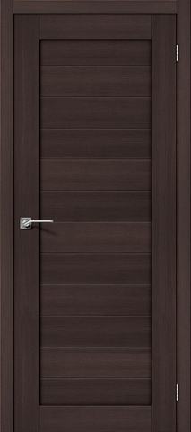 Межкомнатная дверь Браво-21 Wenge Melinga без стекла, ТМ Браво