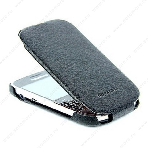 Чехол-флип HOCO для BlackBerry Bold 9900 - HOCO Leather Case Black