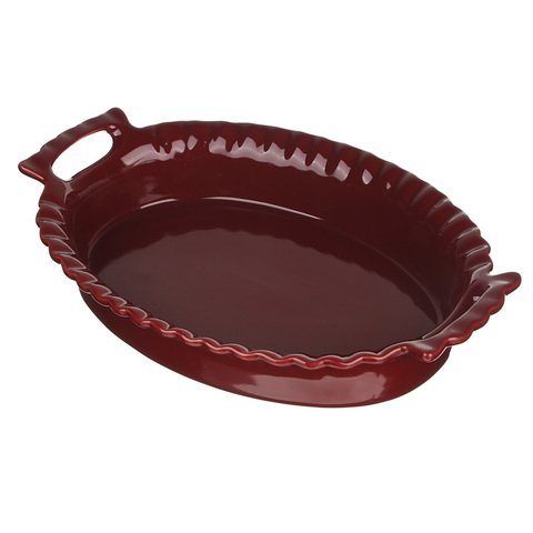 Baking dish oval 31х20cm, ceramic heat-resist.