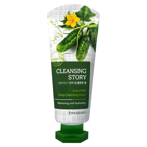 Welcos Cleansing Story Foam Cleansing Cucumber Пенка для умывания