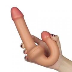 Двусторонний фаллоимитатор - 31.5.Φ 3.5 (мед. силикон)