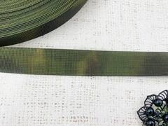 Лента ременная стропа 300D, ш. 5 см, 44 гр/м, камуфляж мох