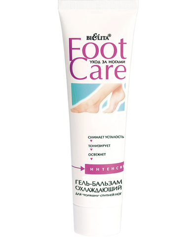Белита Foot Care Гель-бальзам охлаждающий для ''горящих'' ступней ног 100 мл