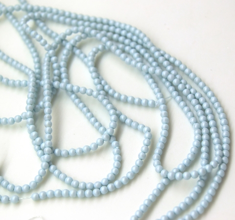 Жемчуг 2 мм Сваровски Pastel Blue