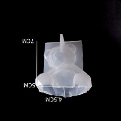 Силиконовый молд 3D «Геометрический мишка»