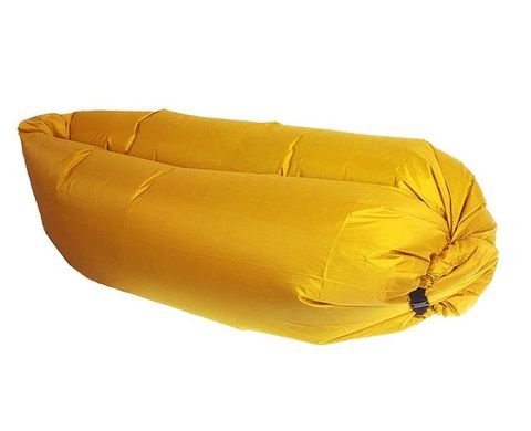 Надувной гамак (ламзак, биван) жёлтый