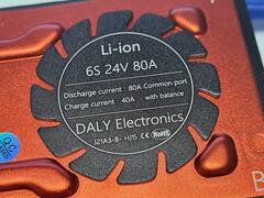 Плата контроля BMS Li-ion 6S 24V 80A
