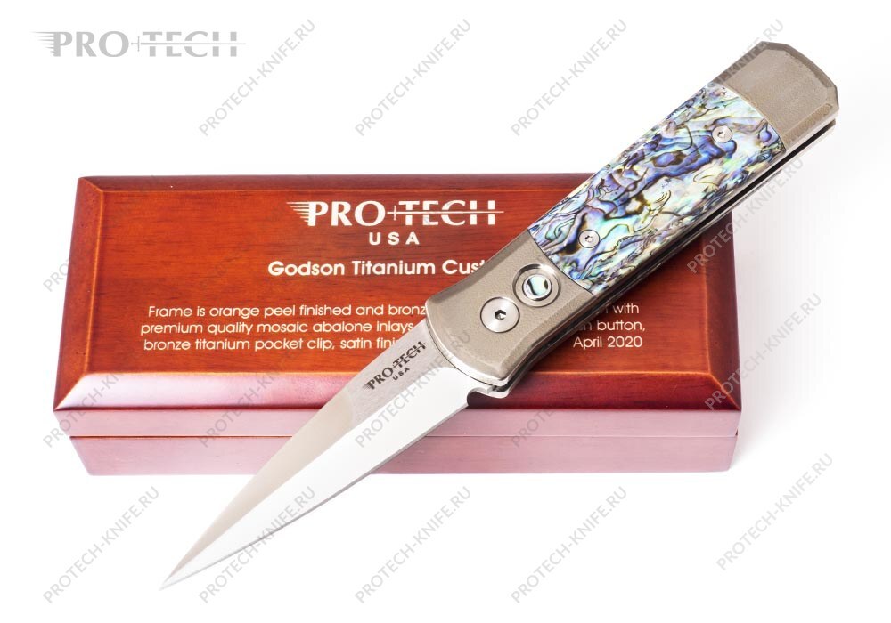 Нож Pro-Tech Custom Godson Abalon - фотография 