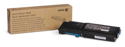Тонер картридж 106R02245 для Xerox Phaser 6600/ WC6605,  Голубой, 2000