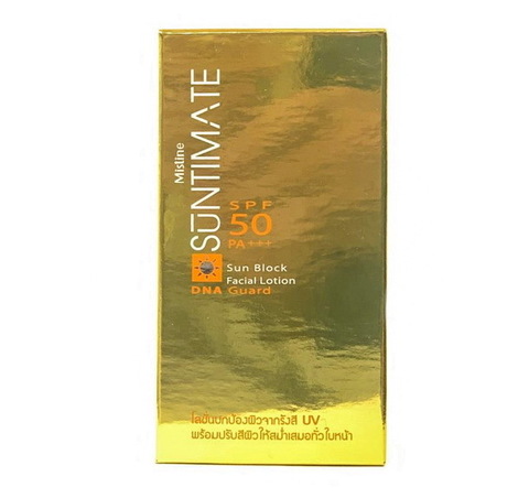 Крем-лосьон солнцезащитный для лица тройного действия Suntimate Mistine, 40 гр.