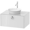 Duravit White Tulip Раковина чаша D430 мм, шлифованная, без перелива,, цвет: белый 236243 00 79