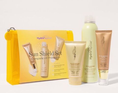 HydroPeptide Sun Protection Friends / Набор солнцезащитных средств Набор солнцезащитных средств (Solar Defense Tinted SPF30 - 50ml, Solar Defense Body SPF30 - 177ml, Solar Defense Hand Guard SPF15 - 75ml)