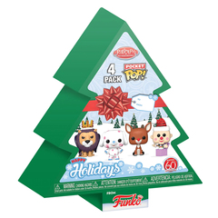 Набор подарочный Funko Pocket! Rudolph Tree Holiday (4 Pack)