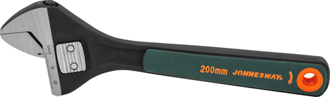 W27AK8 Ключ разводной реечный,  0-24 мм, L-200 мм