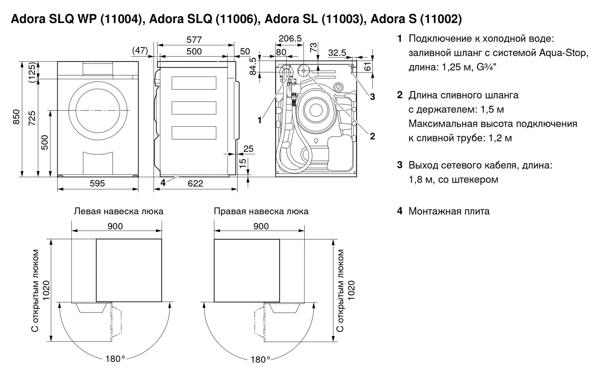 Стиральная машина V-ZUG AdoraWash V2000 AW2T-11021 li - купить в Москве на  Qkitchen