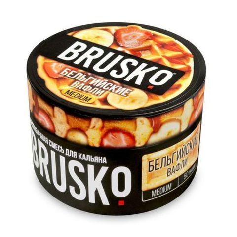 Кальянная смесь Brusko Medium - Бельгийские вафли