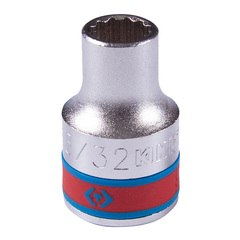 KING TONY (433013S) Головка торцевая стандартная двенадцатигранная 1/2", дюймовая 13/32"