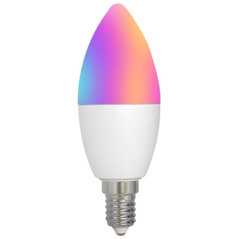 Умная лампочка MOES WiFi LED Bulb E14 (RGB+CW) 6W