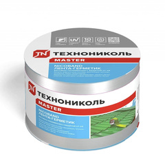 Лента-герметик самоклеящаяся Технониколь Nicoband, битумно-полимерная, 10 м x 10 см, серебристая