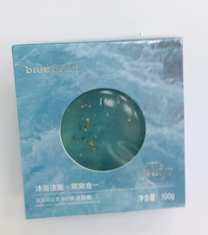 ( 1 PV) BLUE POINT Мягкое очищающее мыло от клещей с морской солью 100г