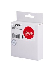 Струйный картридж Sakura LC567XLBK для Brother MFC-J2310, J2510InkBenefit, водорастворимый тип чернил, черный, 28 мл., 1500 к.