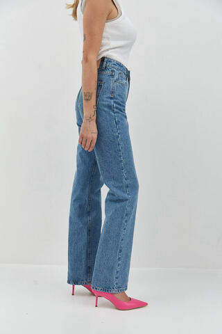 Джинсы женские прямые  STRAIGHT light blue
