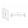 Душевая дверь ABBER Schwarzer Diamant AG33180BH