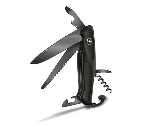 Нож складной Victorinox Ranger Grip 55 Onyx Black (0.9563.C31P)