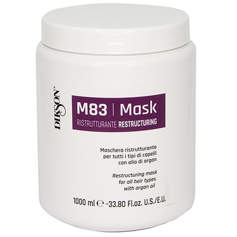 DIKSON Mask: Реструктурирующая маска для волос с маслом арганы (Restructuring Mask M83)